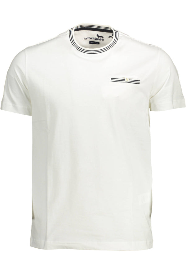 harmont &amp; blaine t-shirt manches courtes homme blanc